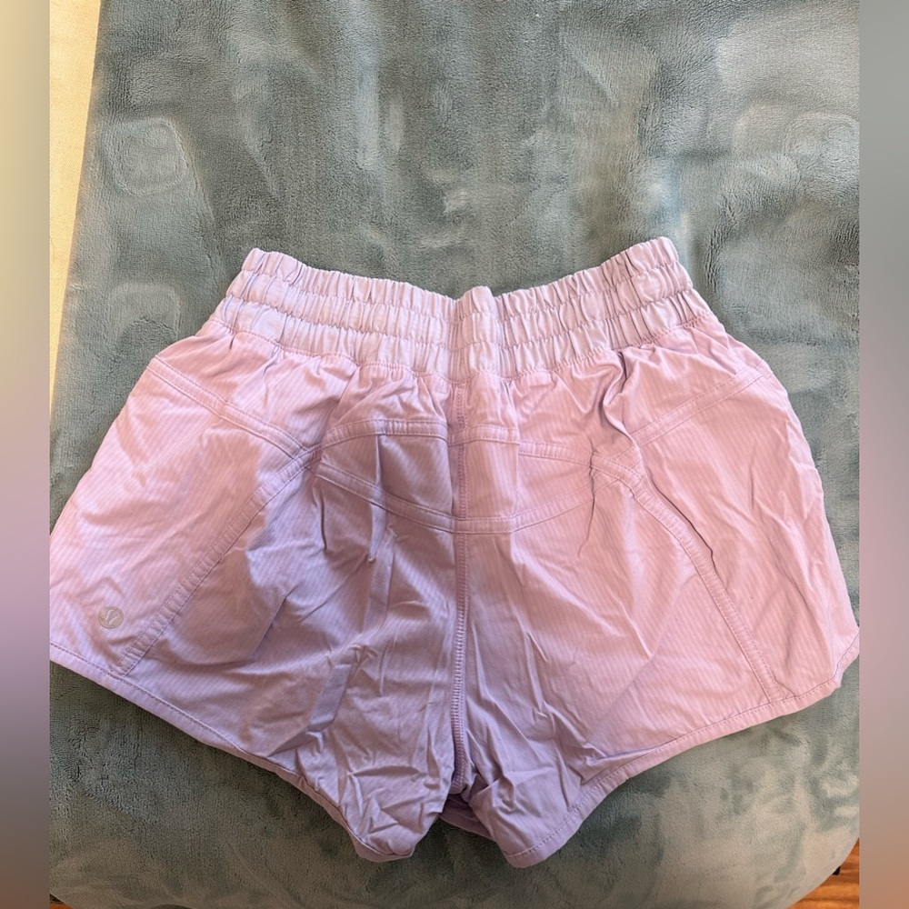 COPY - Women’s Lululemon Track That Lined Short 3” light purple - Picture 4 of 4